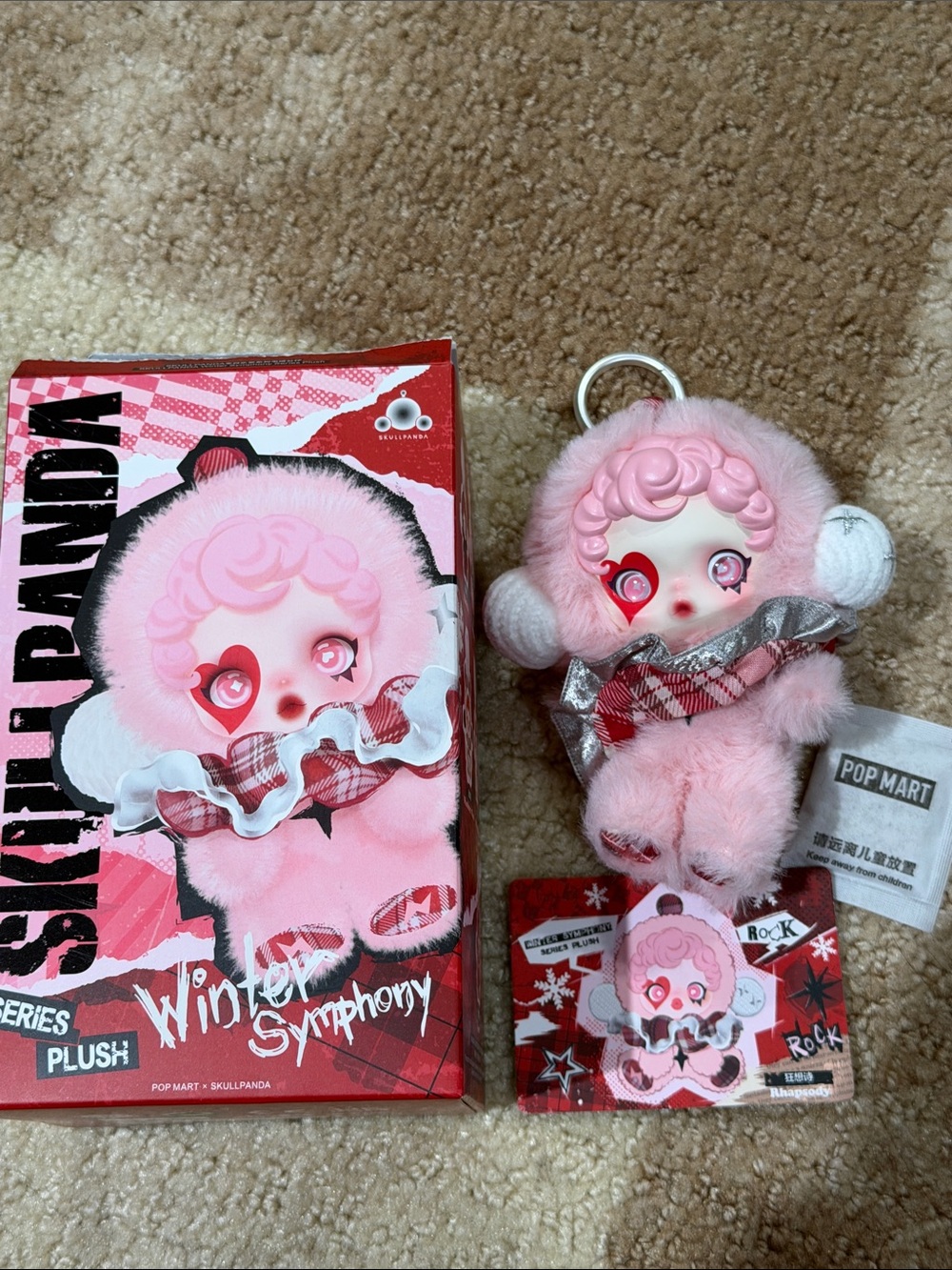 Winter Symphony Plush Keychain - Skullpanda Series - Confirmed - Rhapsody